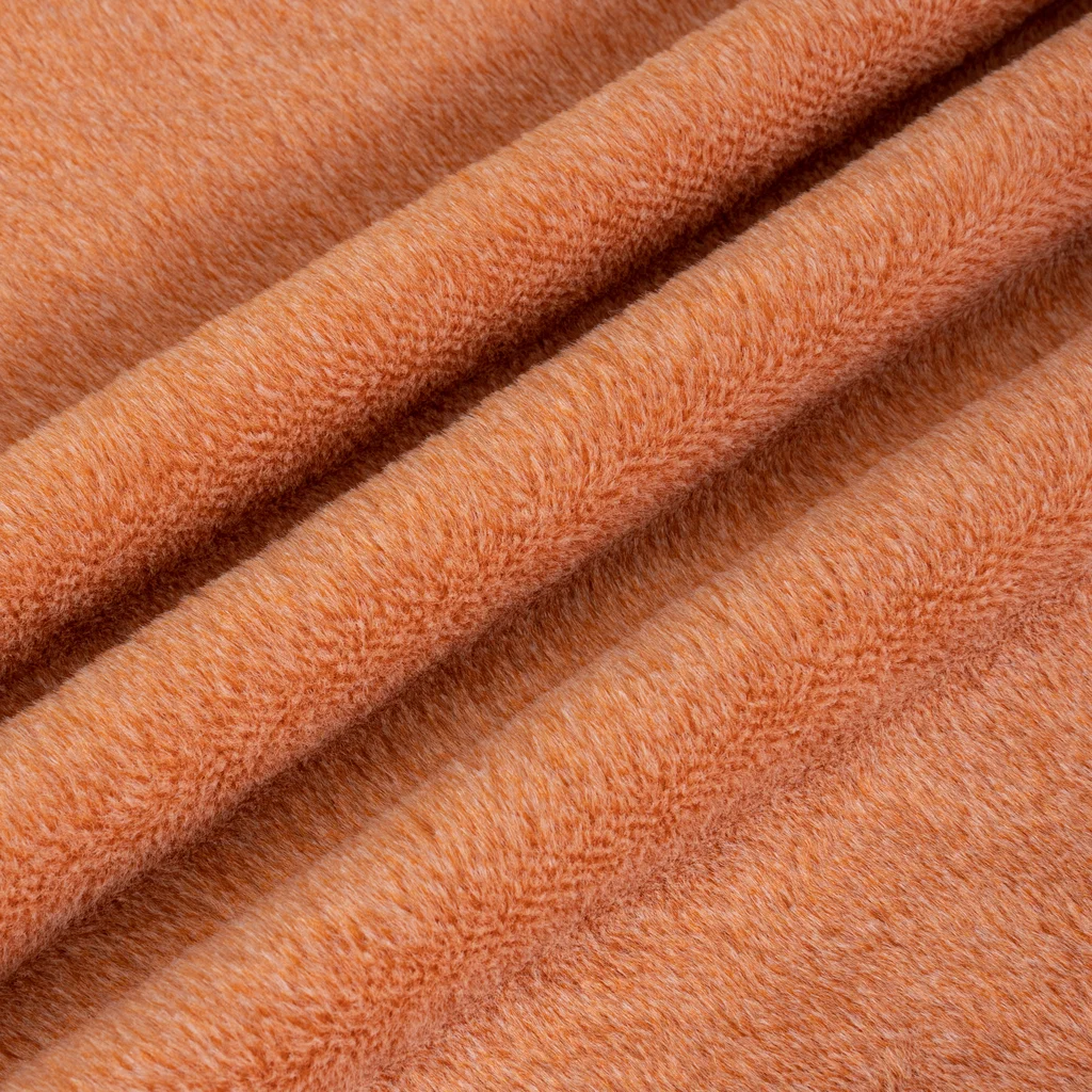 5 mm Plush Fabric - SLRS5 Series - SLRS5-002 - Reddish Brown