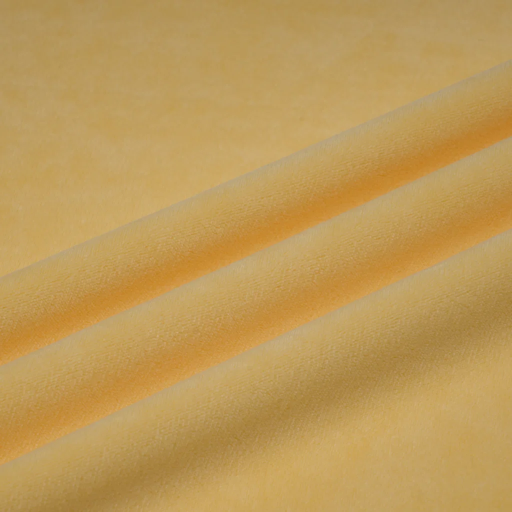 1 mm Plush Fabric - A Series - A002 - Yellow