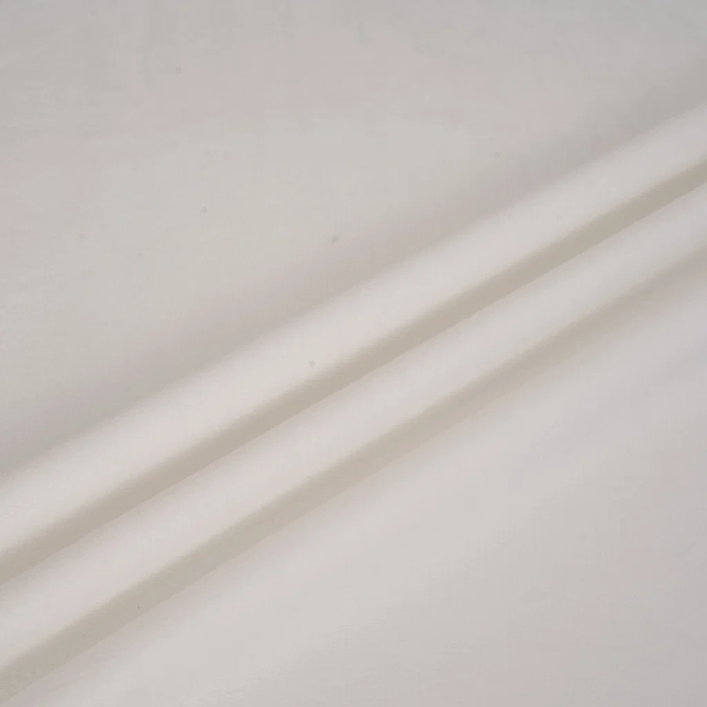 1.5 mm Plush Fabric - B Series - B001 - Natural White