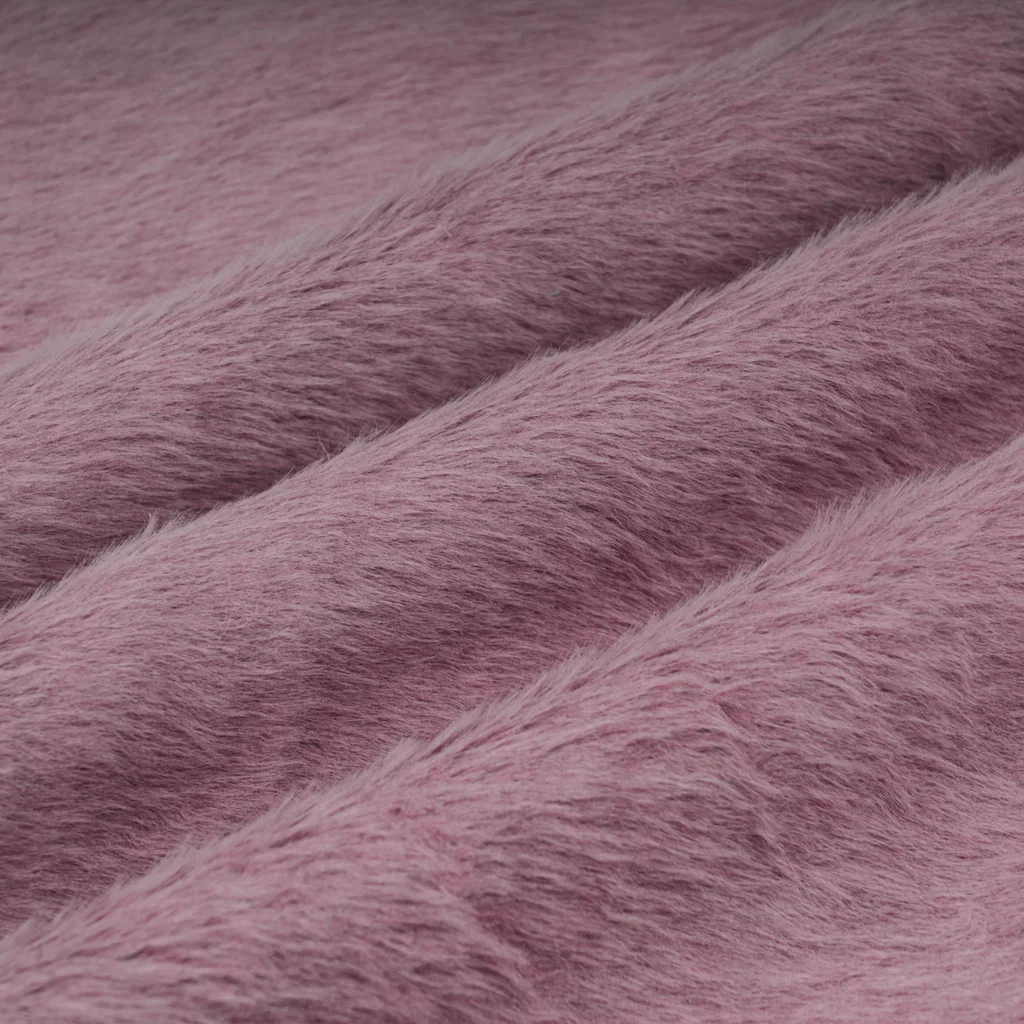 8-12 mm Plush Fabric - WKJD Series - WKJD-001 - Pink