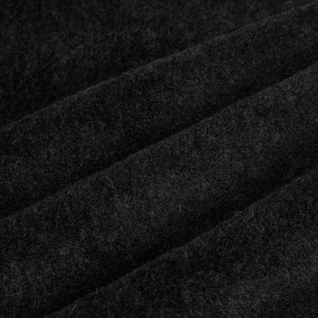 10 mm Plush Fabric - BLR Series - BLR-001 - Black