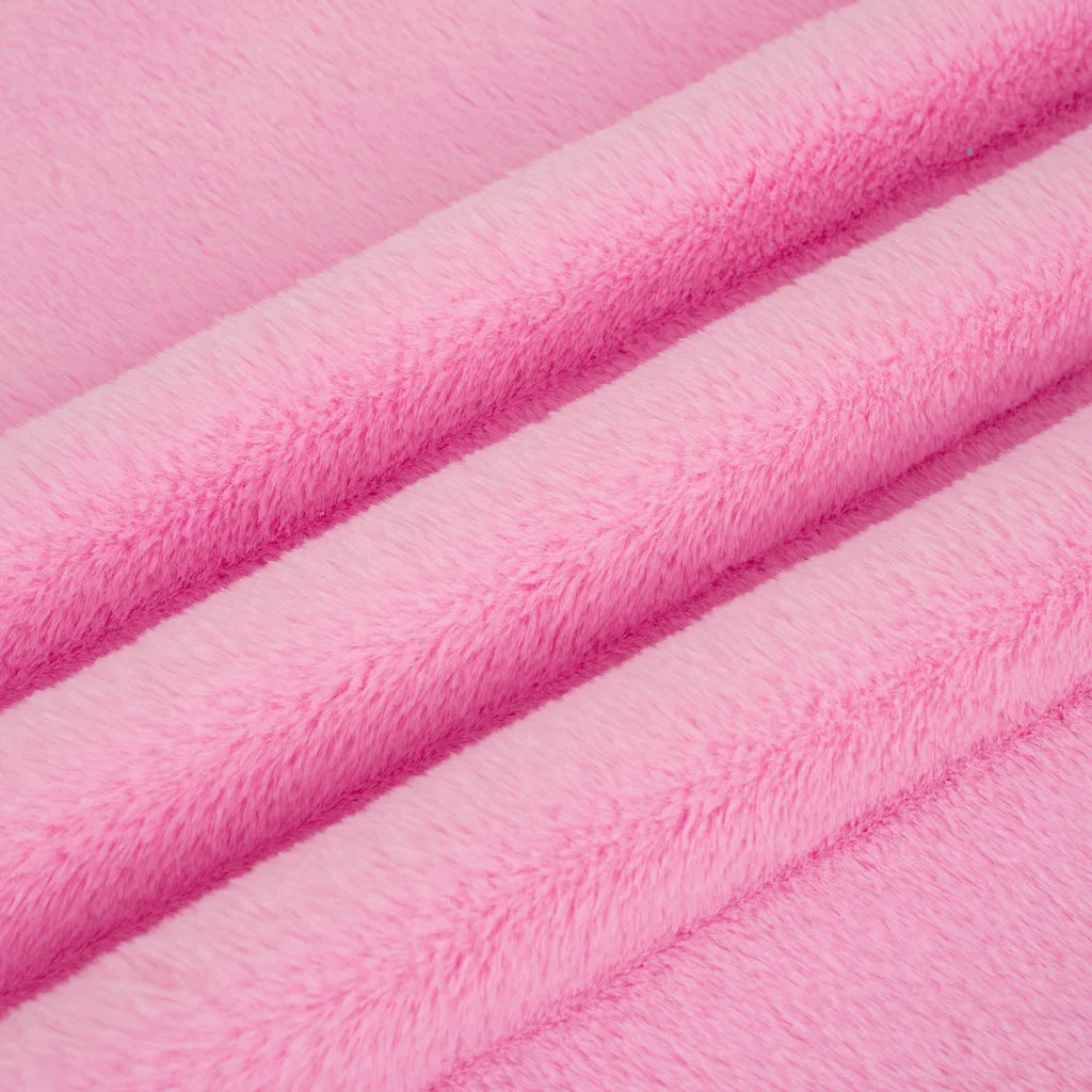 8 mm Plush Fabric - XDR Series - XDR-001 - Pink