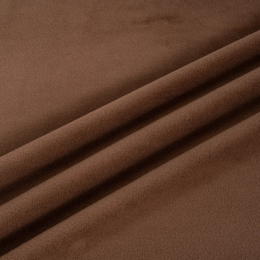 1.5 mm Plush Fabric - B Series - B223 - Brown