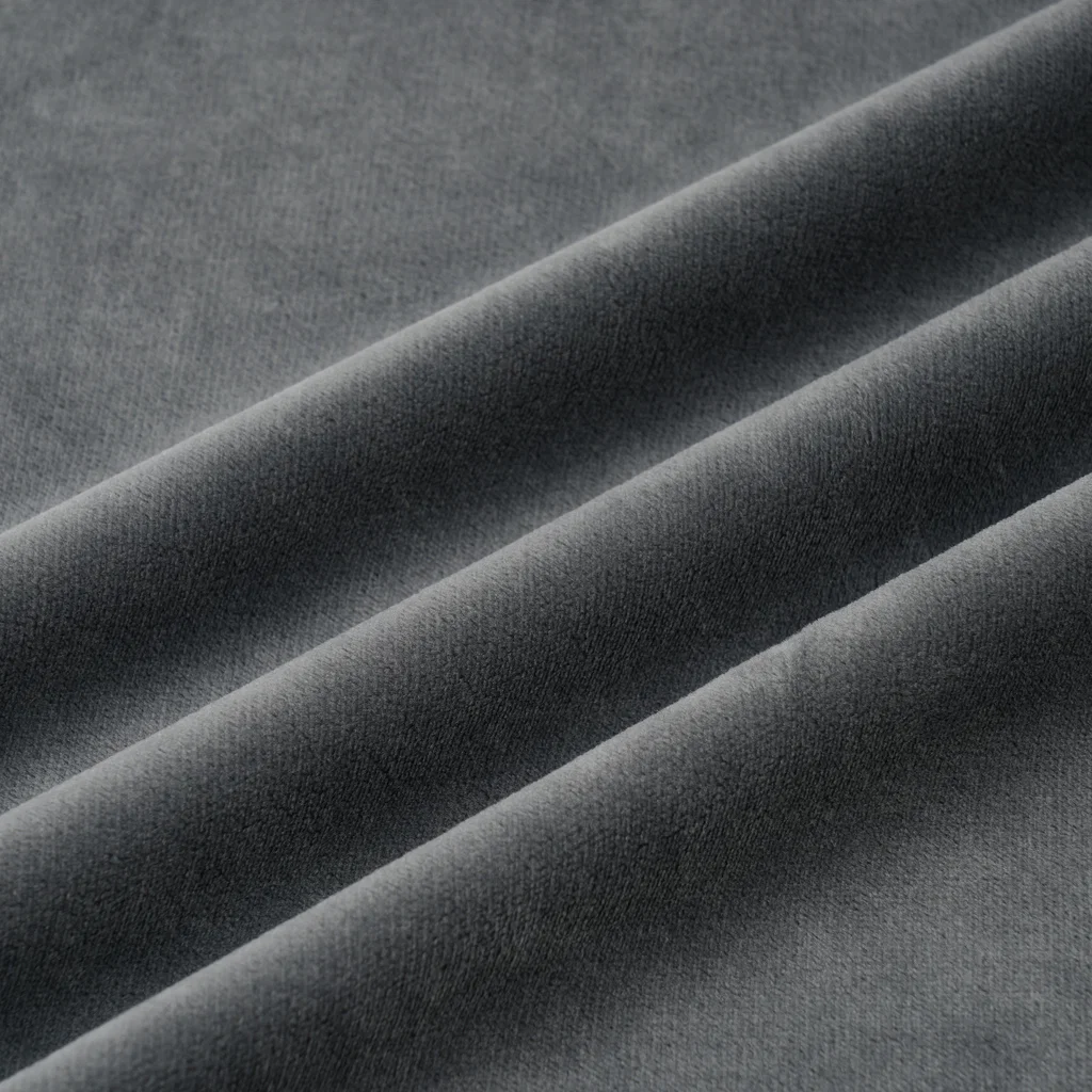 1 mm Plush Fabric - A Series - A364 - Gray